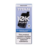 Titan 10K Rechargeable Disposable Vape