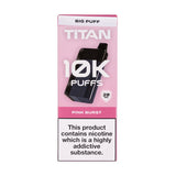 Titan 10K Rechargeable Disposable Vape